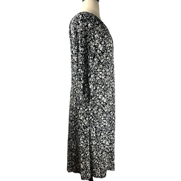 Cottage Core, Parisian Grandma J.Jill Flowers, Button Front Dress , Women's XL - Picture 3 of 15